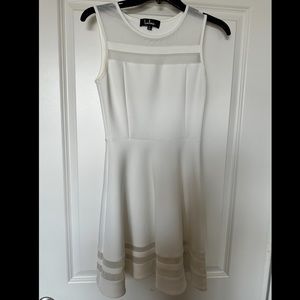 Lulus size small ivory/white sleeveless dress